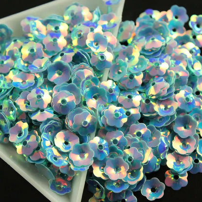 20g 6mm plum Flower PVC Loose Sequins Paillettes Wedding Craft DIY Housewear Furnishings Sewing Lentejuelas Garment Accessories