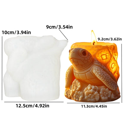 3D Branch bird relief cylindrical candle silicone mold flower bird relief cylindrical resin gypsum mould Rabbit squirrel molds