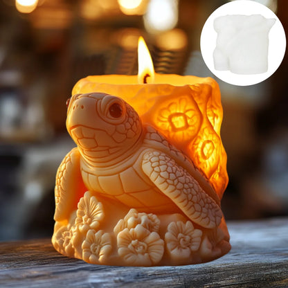 3D Branch bird relief cylindrical candle silicone mold flower bird relief cylindrical resin gypsum mould Rabbit squirrel molds